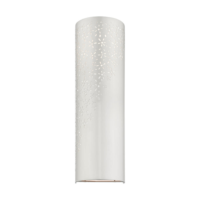 Livex Lighting 46252-91 Two Light Wall Sconce, Brushed Nickel