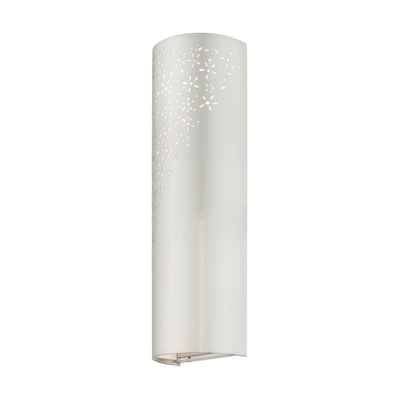 Livex Lighting 46252-91 Two Light Wall Sconce, Brushed Nickel