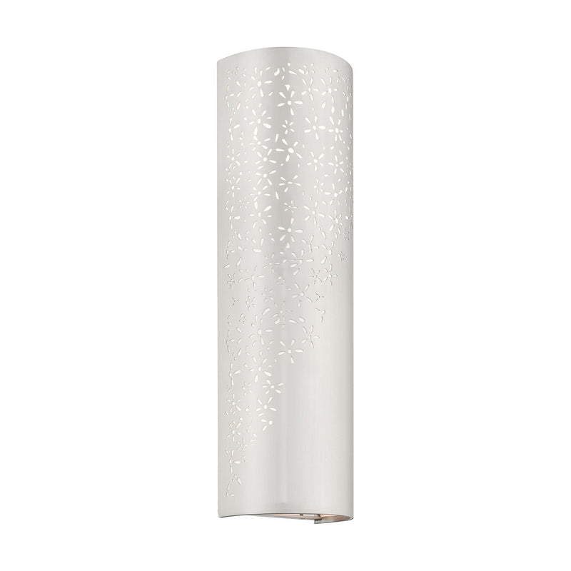 Livex Lighting 46252-91 Two Light Wall Sconce, Brushed Nickel