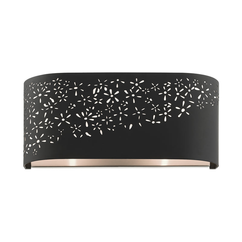 Livex Lighting 46261-04 Two Light Vanity, Black