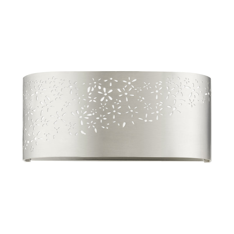 Livex Lighting 46261-91 Two Light Vanity, Brushed Nickel