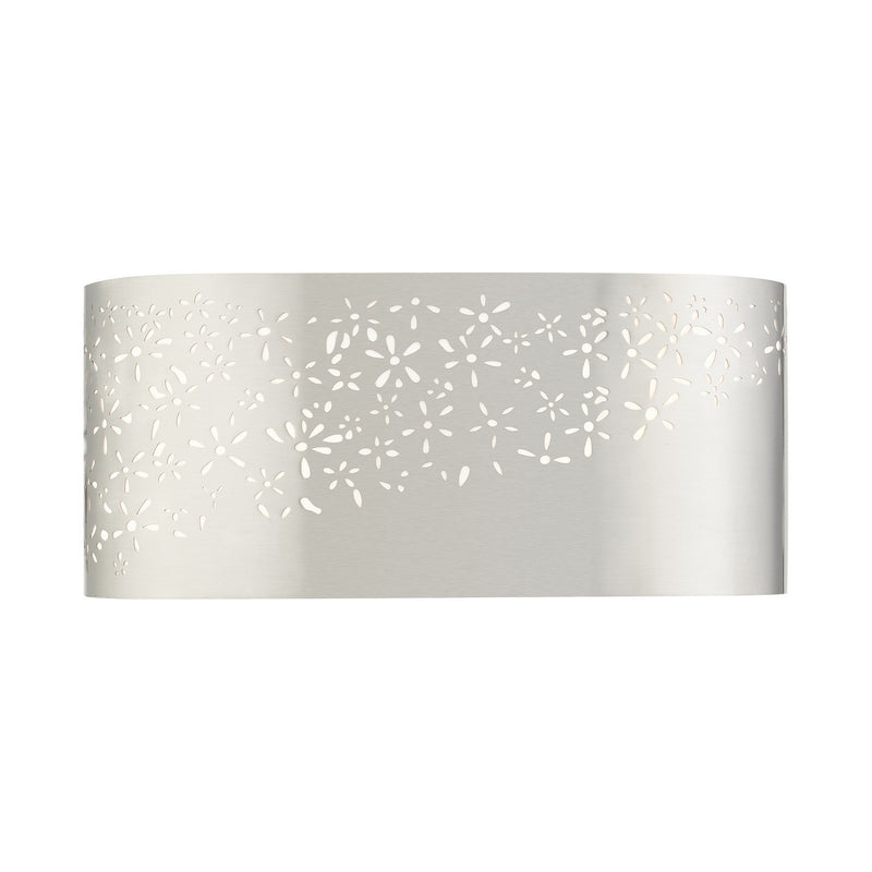 Livex Lighting 46261-91 Two Light Vanity, Brushed Nickel