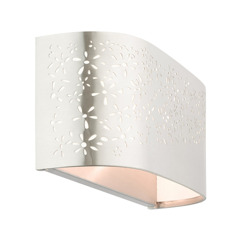 Livex Lighting 46261-91 Two Light Vanity, Brushed Nickel