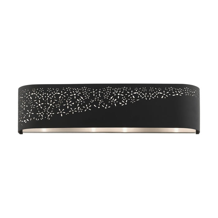 Livex Lighting 46262-04 Four Light Vanity, Black