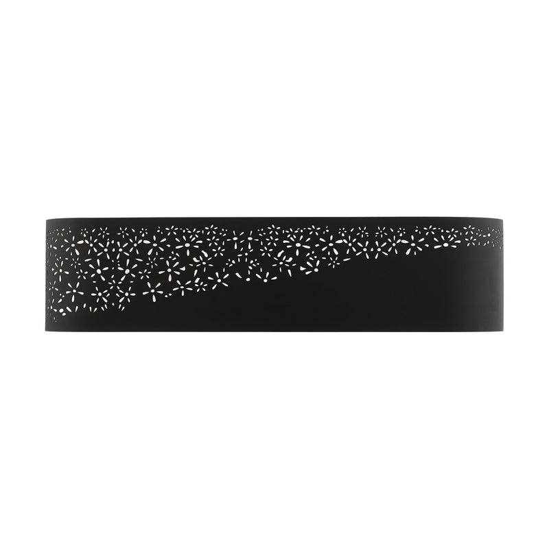 Livex Lighting 46262-04 Four Light Vanity, Black