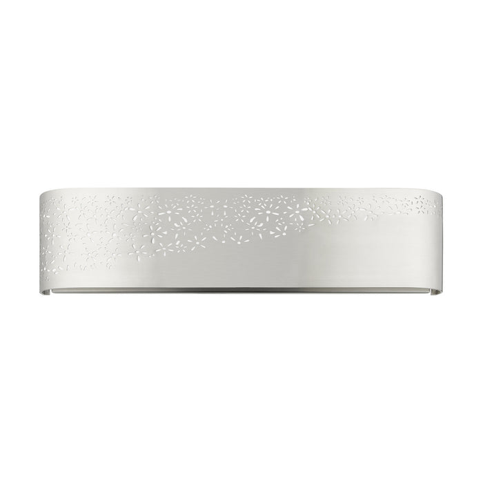 Livex Lighting 46262-91 Four Light Vanity, Brushed Nickel