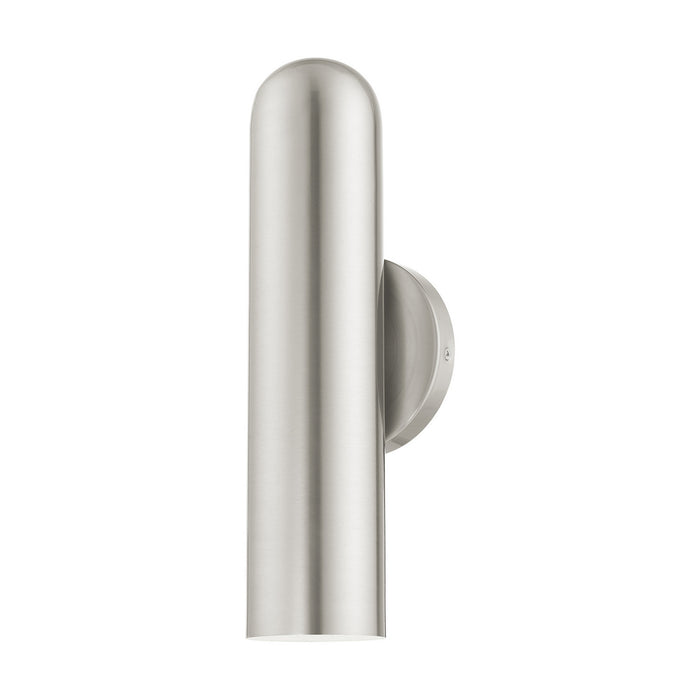 Livex Lighting 46750-91 One Light Wall Sconce, Brushed Nickel