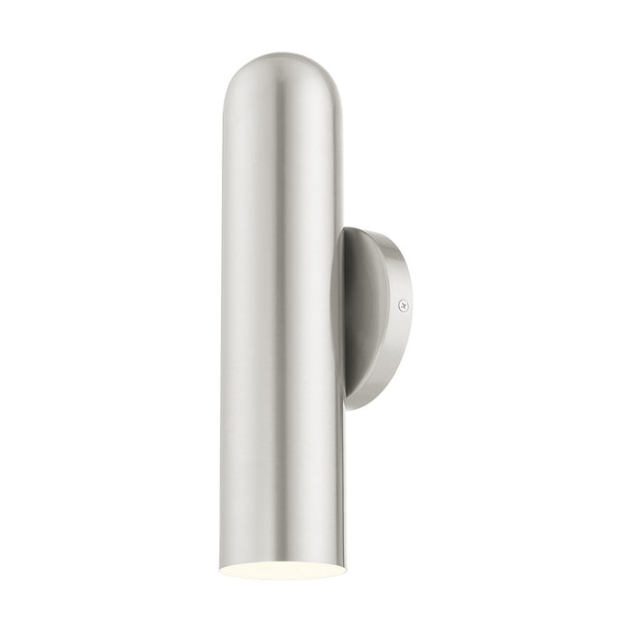 Livex Lighting 46750-91 One Light Wall Sconce, Brushed Nickel