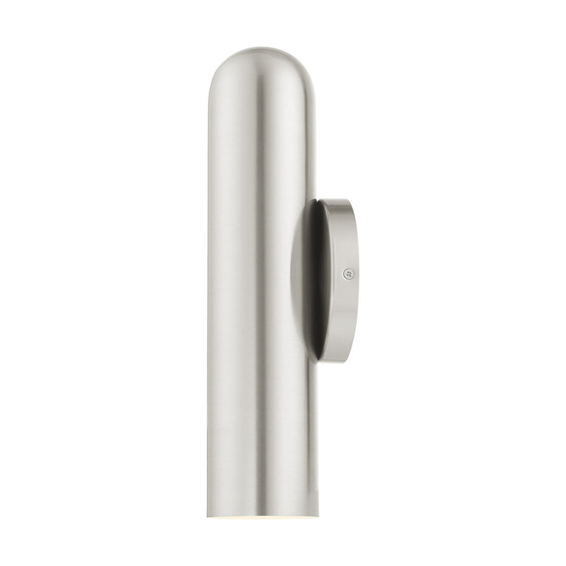 Livex Lighting 46750-91 One Light Wall Sconce, Brushed Nickel