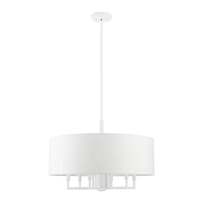 Livex Lighting 49376-03 Seven Light Chandelier, White