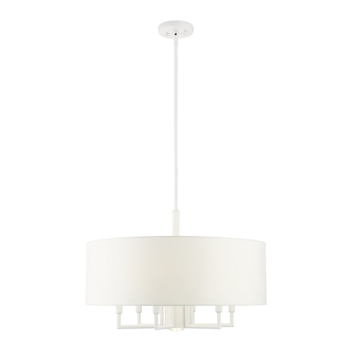 Livex Lighting 49376-03 Seven Light Chandelier, White