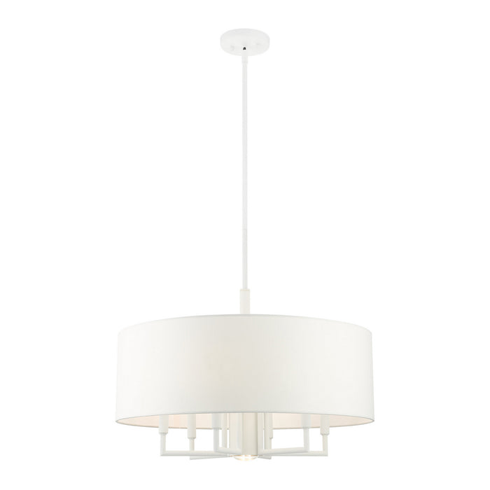 Livex Lighting 49376-03 Seven Light Chandelier, White