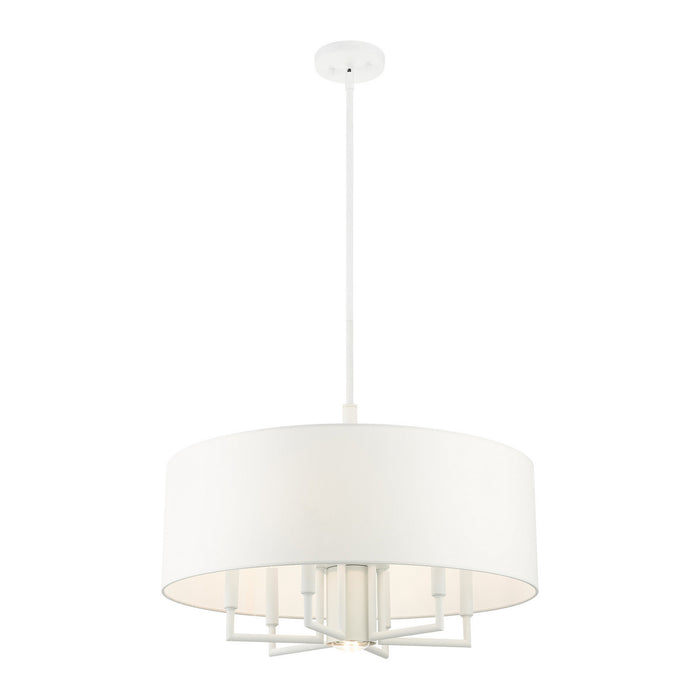 Livex Lighting 49376-03 Seven Light Chandelier, White