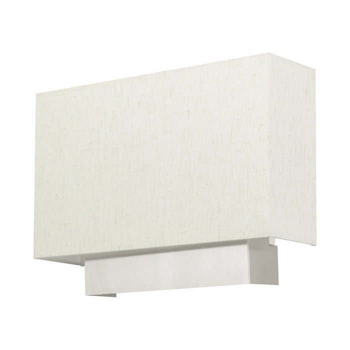 Livex Lighting 49801-91 One Light Wall Sconce, Brushed Nickel