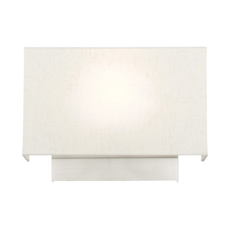 Livex Lighting 49801-91 One Light Wall Sconce, Brushed Nickel