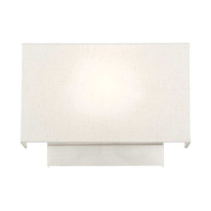 Livex Lighting 49801-91 One Light Wall Sconce, Brushed Nickel