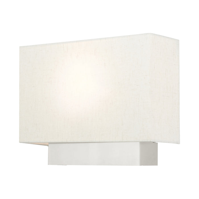 Livex Lighting 49801-91 One Light Wall Sconce, Brushed Nickel