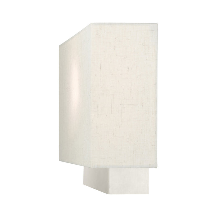 Livex Lighting 49801-91 One Light Wall Sconce, Brushed Nickel