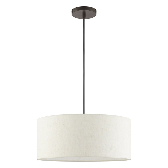 Livex Lighting 49802-92 Three Light Pendant, English Bronze