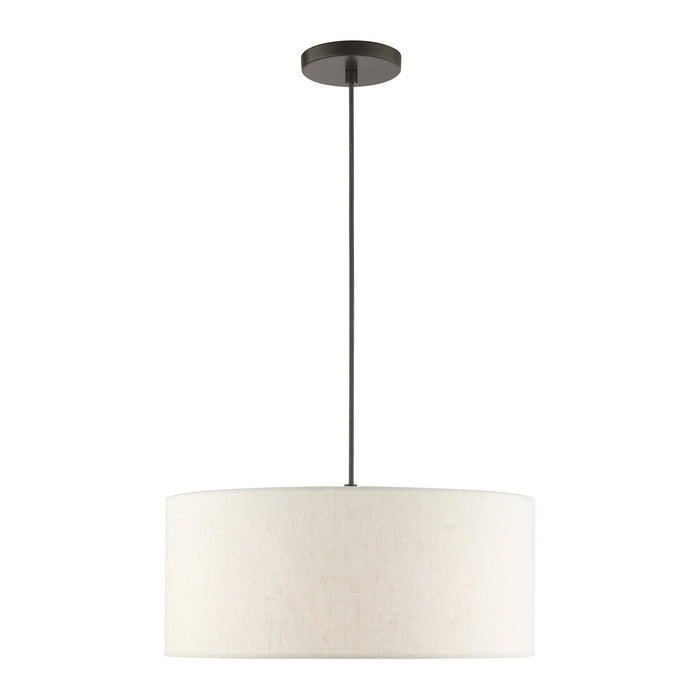 Livex Lighting 49802-92 Three Light Pendant, English Bronze