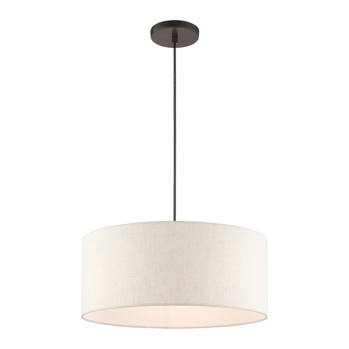 Livex Lighting 49802-92 Three Light Pendant, English Bronze