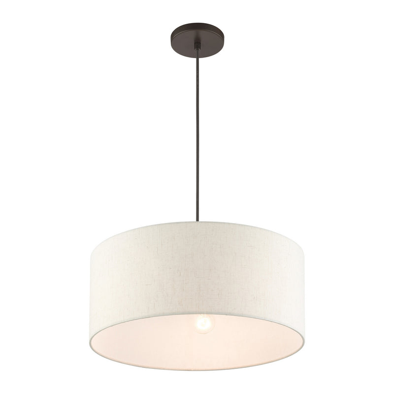 Livex Lighting 49802-92 Three Light Pendant, English Bronze