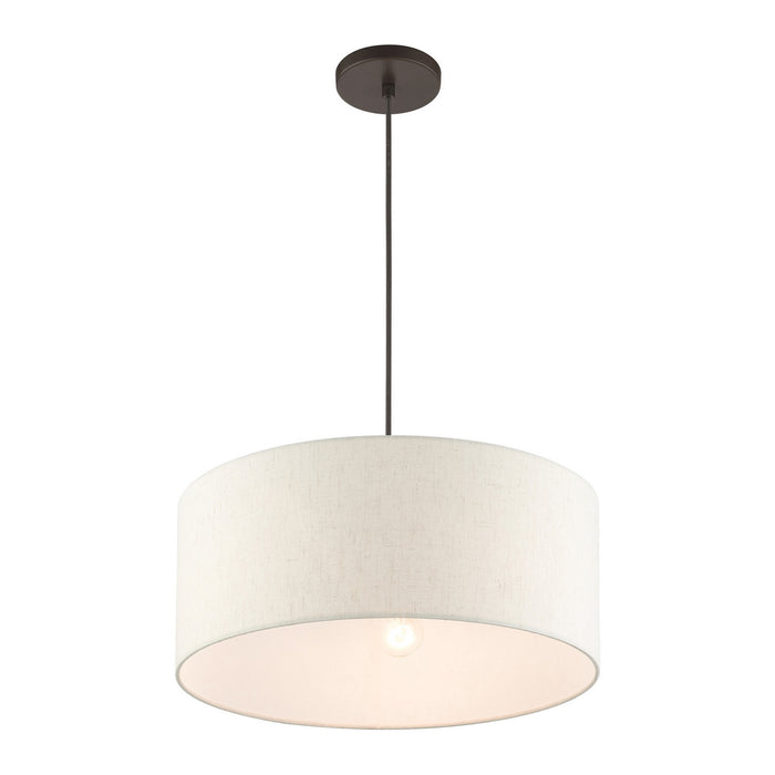 Livex Lighting 49802-92 Three Light Pendant, English Bronze