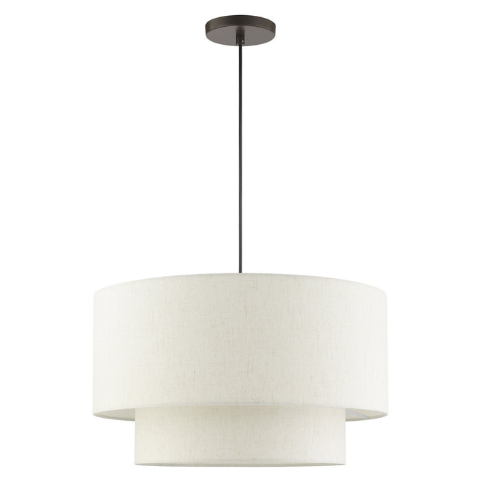 Livex Lighting 49803-92 Three Light Pendant, English Bronze