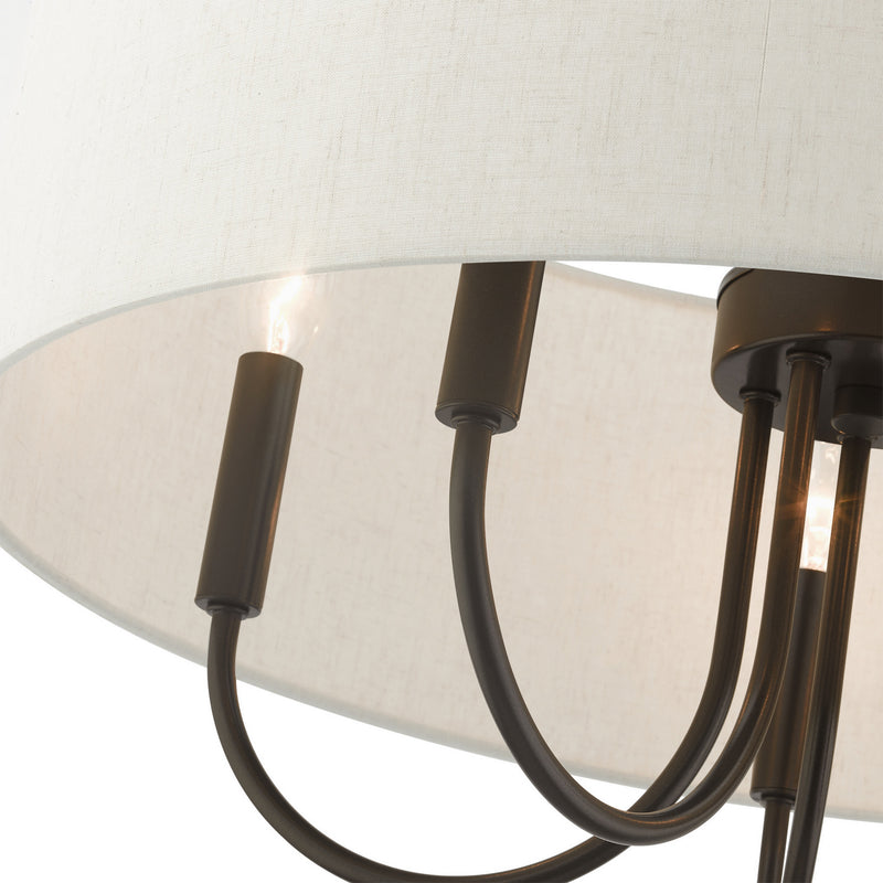 Livex Lighting 49805-92 Five Light Chandelier, English Bronze