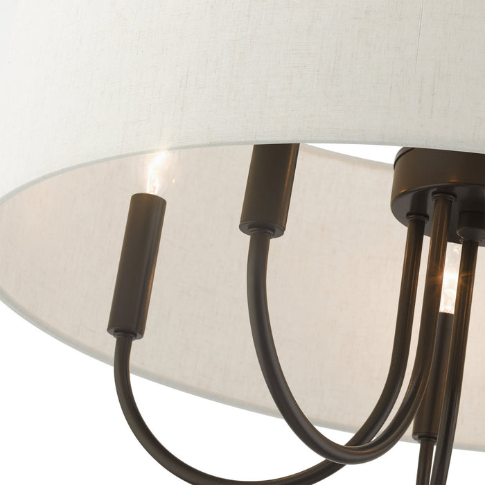 Livex Lighting 49805-92 Five Light Chandelier, English Bronze