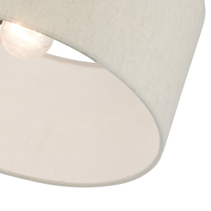 Livex Lighting 49809-92 One Light Semi Flush Mount, English Bronze