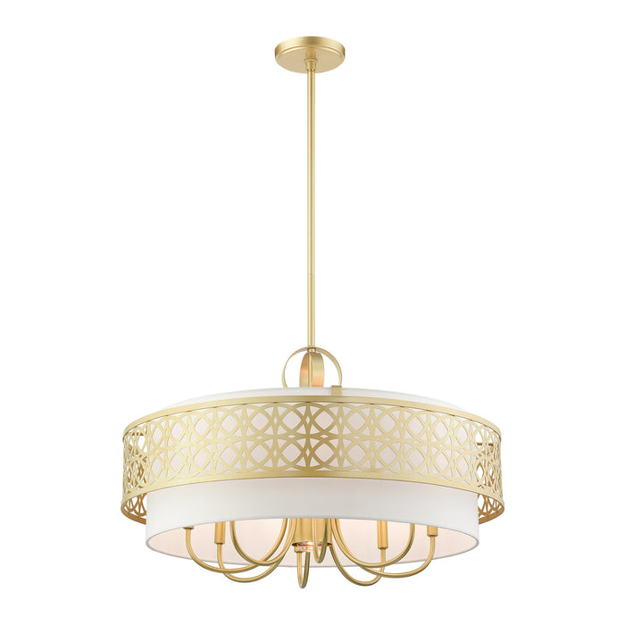 Livex Lighting 49867-33 Nine Light Chandelier, Soft Gold