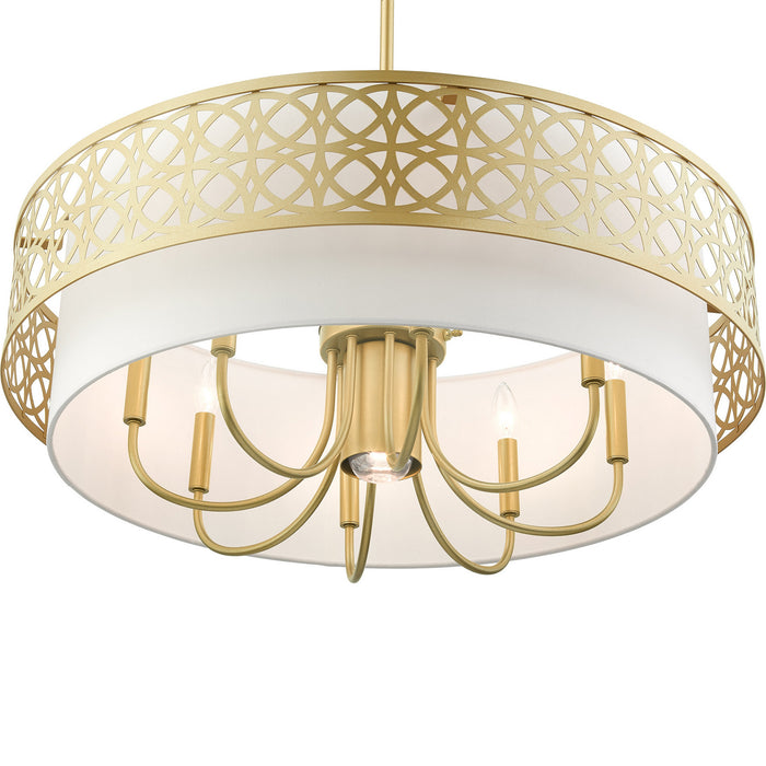 Livex Lighting 49867-33 Nine Light Chandelier, Soft Gold