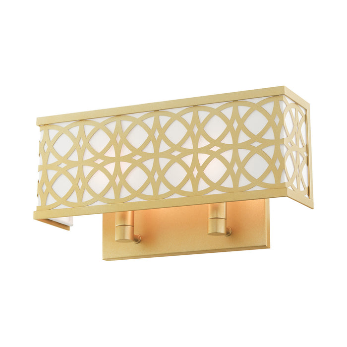 Livex Lighting 49877-33 Two Light Wall Sconce, Soft Gold