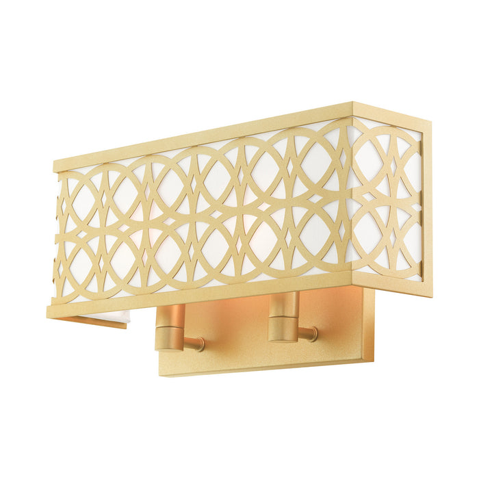 Livex Lighting 49877-33 Two Light Wall Sconce, Soft Gold