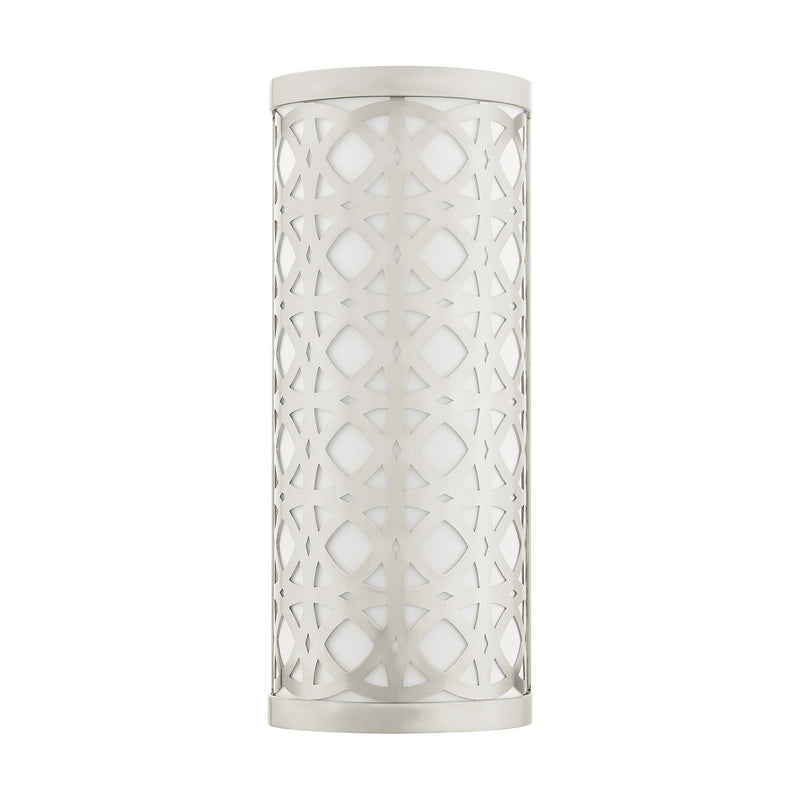 Livex Lighting 49878-91 One Light Wall Sconce, Brushed Nickel