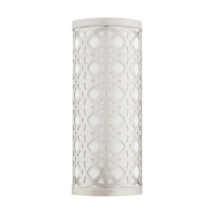 Livex Lighting 49878-91 One Light Wall Sconce, Brushed Nickel