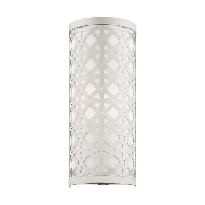 Livex Lighting 49878-91 One Light Wall Sconce, Brushed Nickel