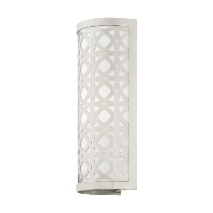 Livex Lighting 49878-91 One Light Wall Sconce, Brushed Nickel