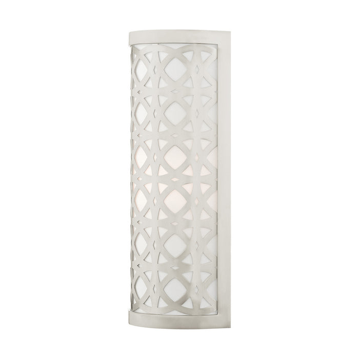 Livex Lighting 49878-91 One Light Wall Sconce, Brushed Nickel