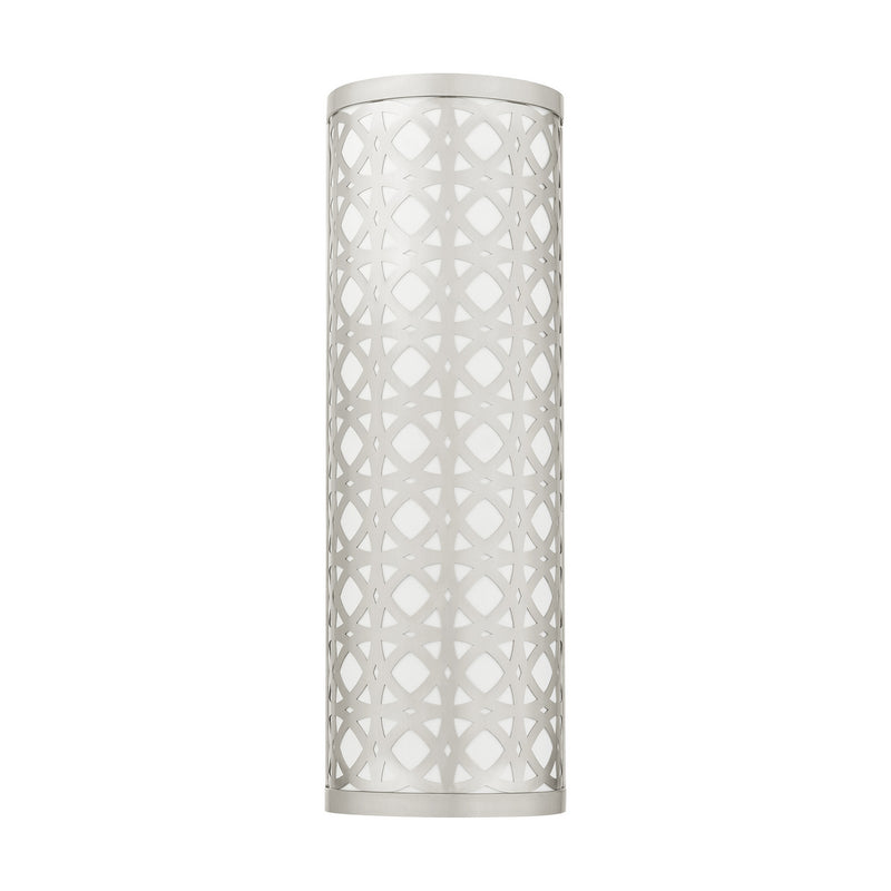 Livex Lighting 49879-91 Two Light Wall Sconce, Brushed Nickel