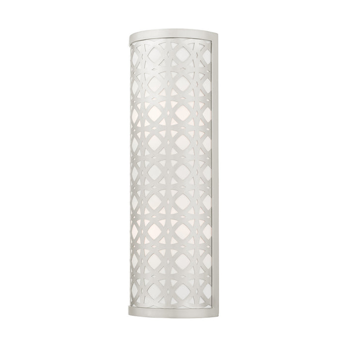 Livex Lighting 49879-91 Two Light Wall Sconce, Brushed Nickel