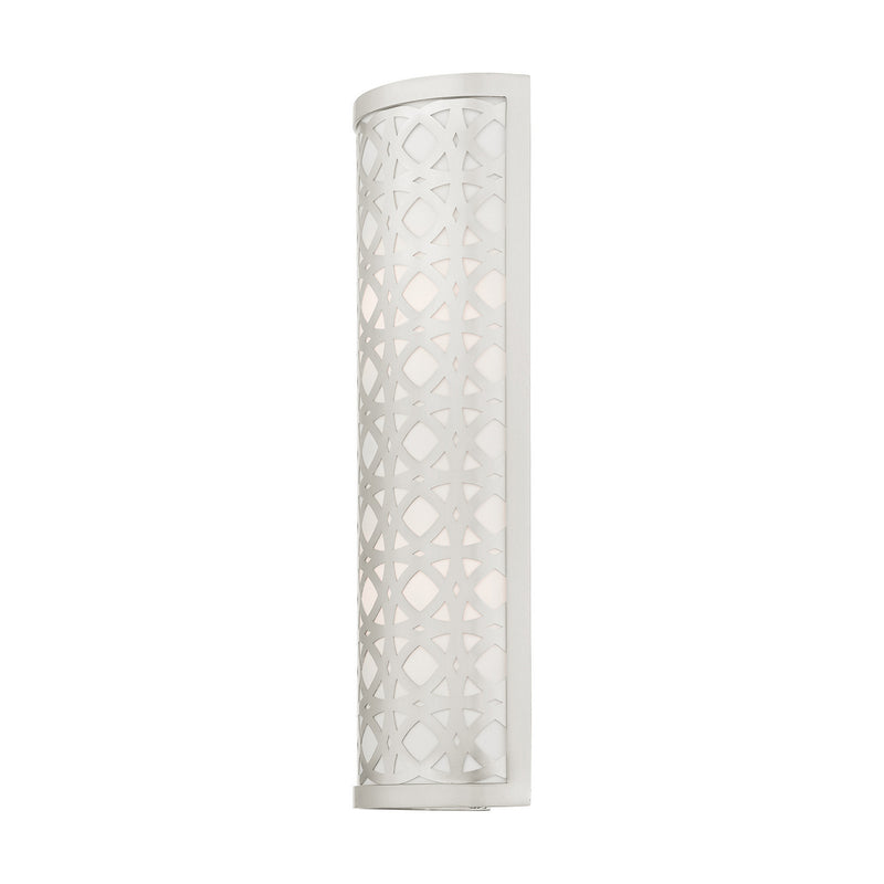 Livex Lighting 49879-91 Two Light Wall Sconce, Brushed Nickel
