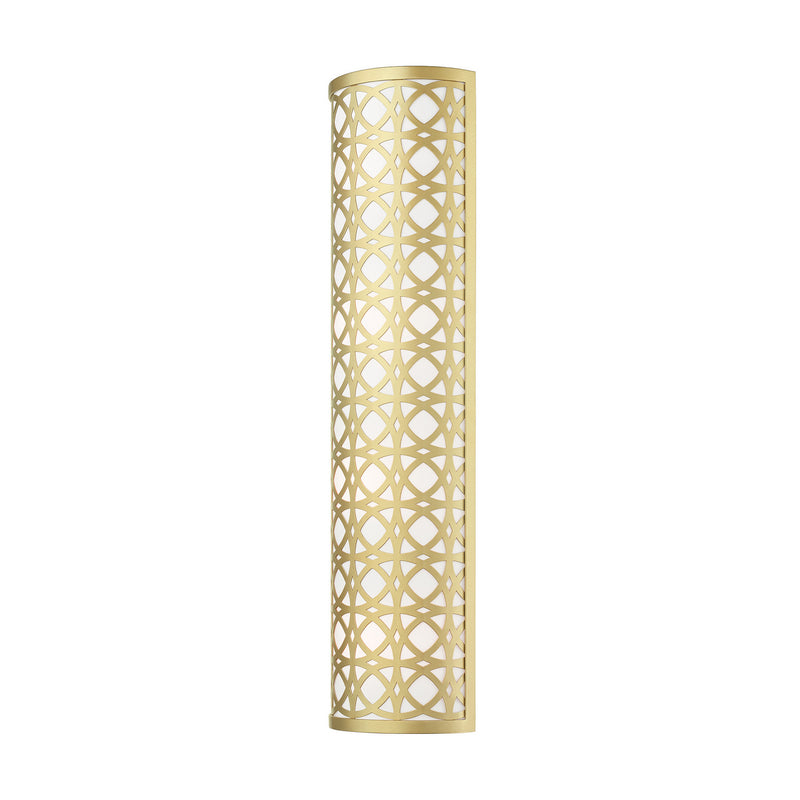 Livex Lighting 49880-33 Four Light Wall Sconce, Soft Gold