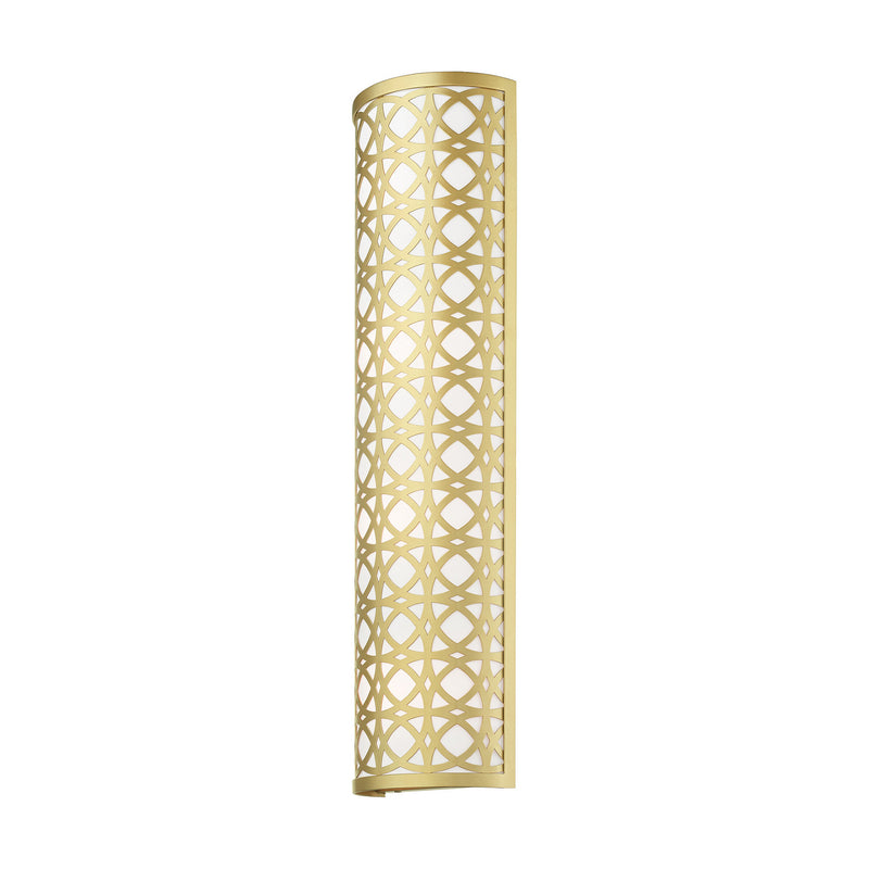 Livex Lighting 49880-33 Four Light Wall Sconce, Soft Gold