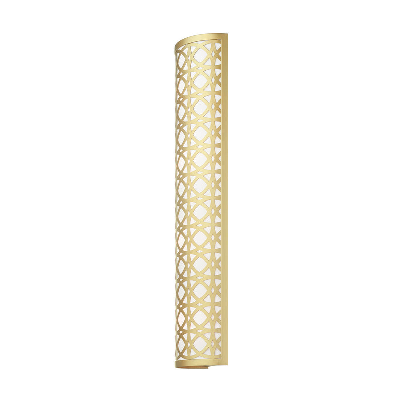 Livex Lighting 49880-33 Four Light Wall Sconce, Soft Gold