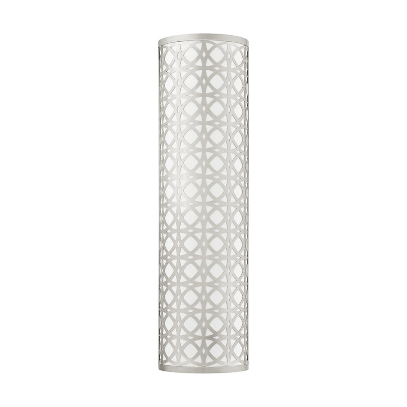 Livex Lighting 49880-91 Four Light Wall Sconce, Brushed Nickel