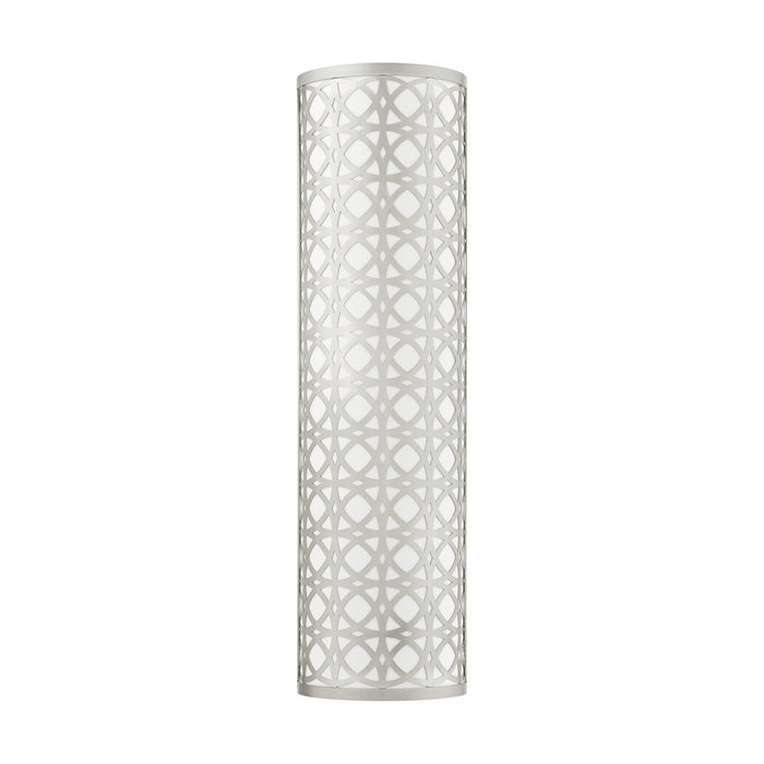 Livex Lighting 49880-91 Four Light Wall Sconce, Brushed Nickel