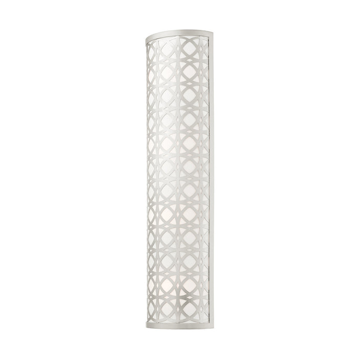 Livex Lighting 49880-91 Four Light Wall Sconce, Brushed Nickel