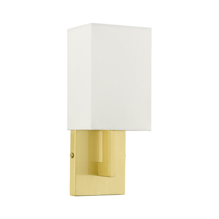 Livex Lighting 51101-12 One Light Wall Sconce, Satin Brass